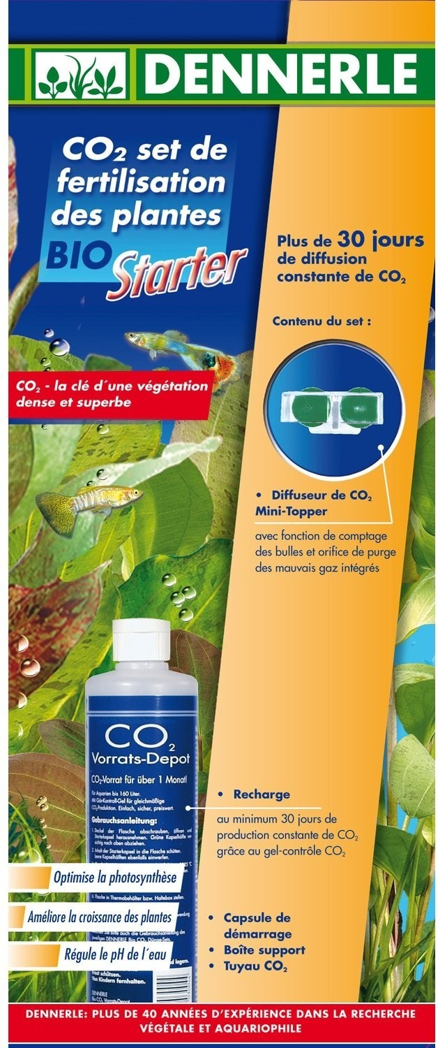 Dennerle Set CO2 de fertilisation des plantes BIO