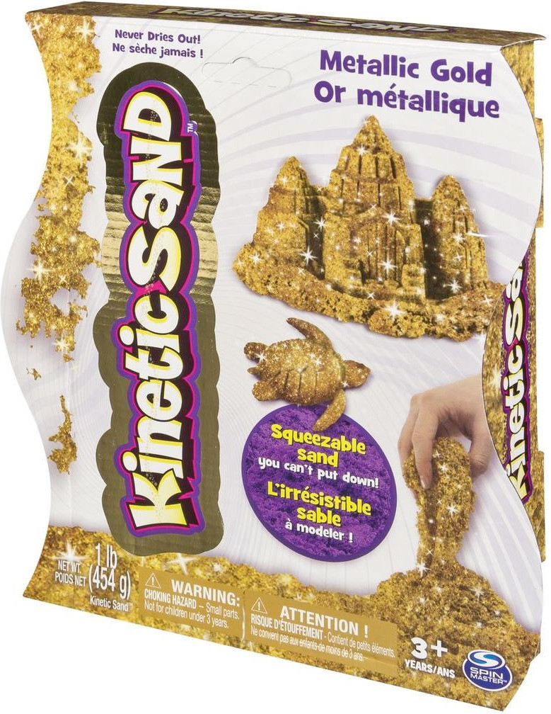 Spin Master Kinetic Sand métallique Or