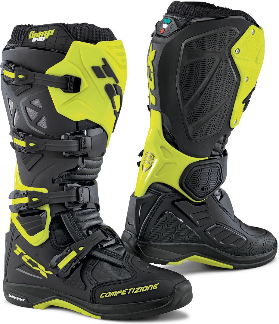 TCX Bottes Comp Evo 2 Michelin noir/jaune