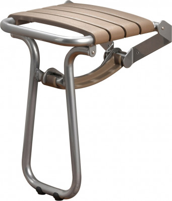 Godonnier Siège de douche escamotable taupe