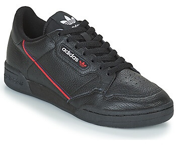 Adidas continental 80 hot sale black and red