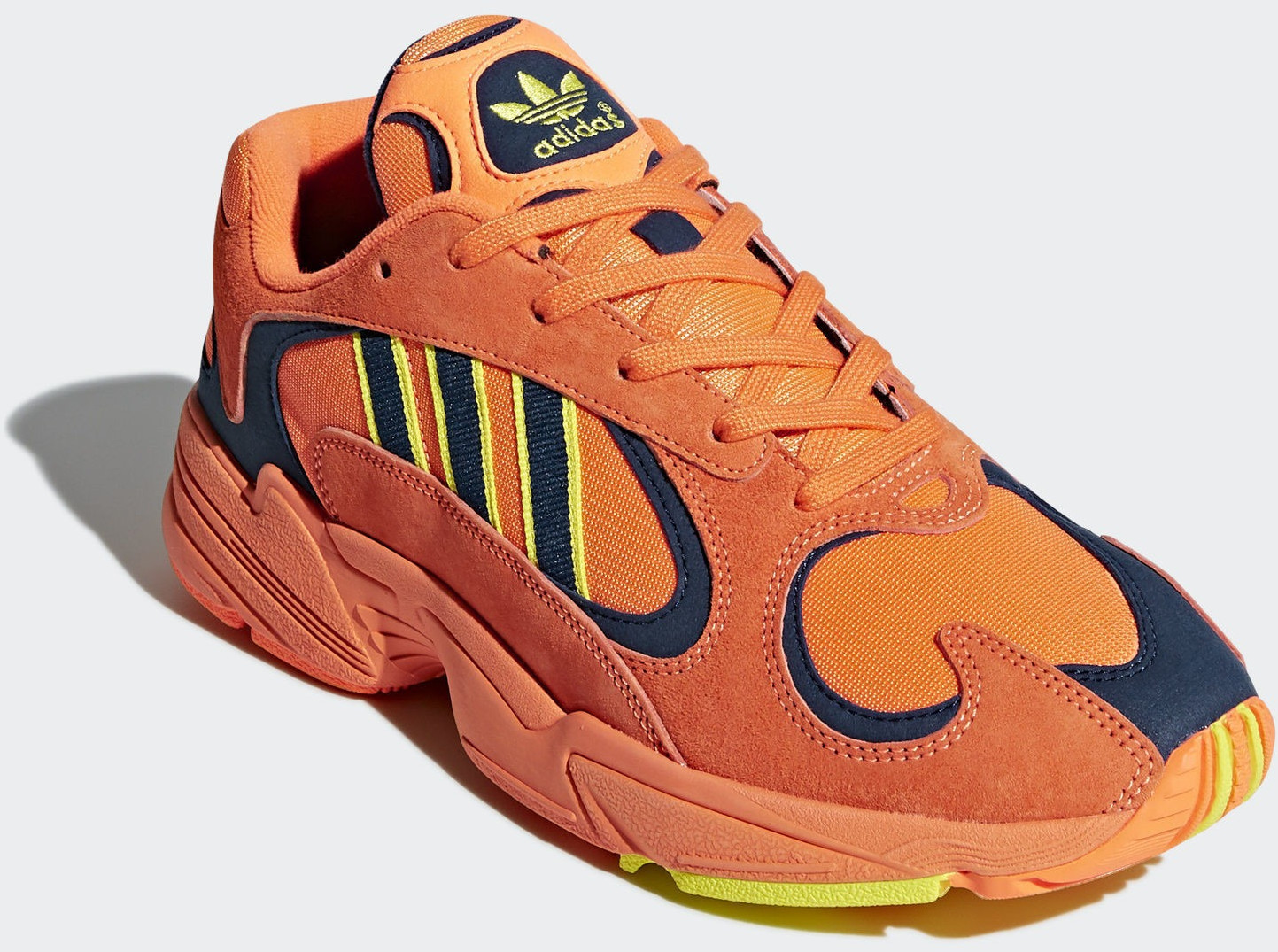 Adidas originals – yung-1 – sneaker in weiß und orange 2025