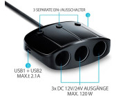 30cm Driving Recorder Zigarettenanzünder Buchse USB Port Stecker zu weiblich  LKW Auto