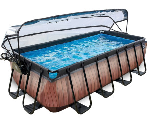 Exit Wood 400 X 200cm Mit Abdeckung Und Filterpumpe 30 32 42 10 Ab 806 55 Preisvergleich Bei Idealo De
