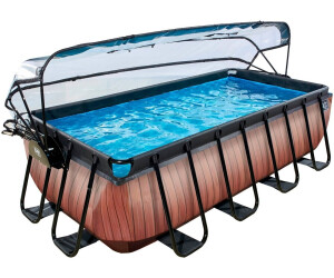 Exit Pool Wood 400 X 200cm Mit Abdeckung Und Sandfilterpumpe Ab 846 05 Preisvergleich Bei Idealo De