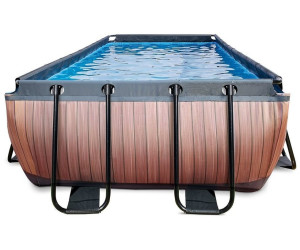 Exit Pool Wood 540 X 250cm Mit Abdeckung Und Filterpumpe Ab 977 55 Preisvergleich Bei Idealo De