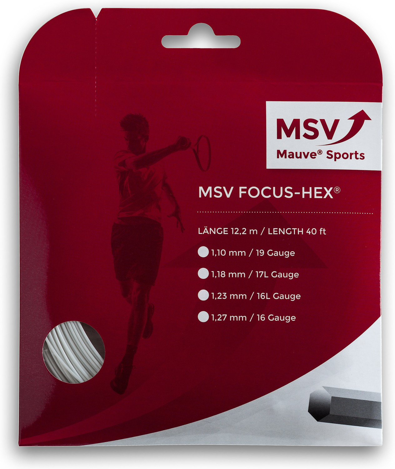 MSV Mauve Sport Focus Hex 12 m 1,10mm white