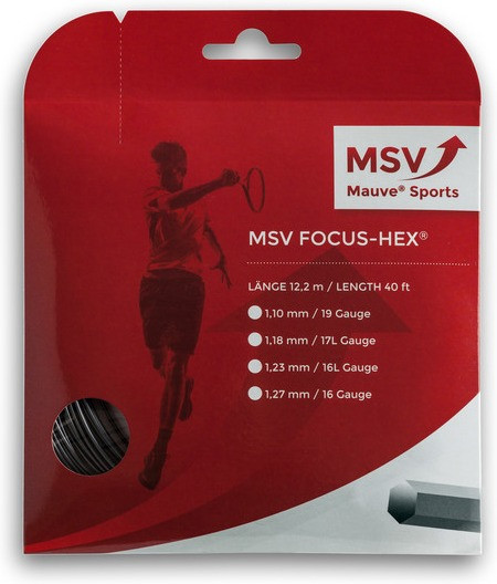 MSV Mauve Sport Focus Hex 12 m 1,23mm black