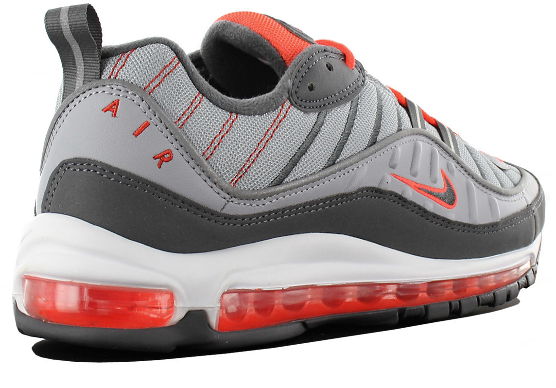 Nike Air Max 98 wolf grey/total crimson/habanero red/dark grey a â¬ 181,00 (oggi) | Migliori 
