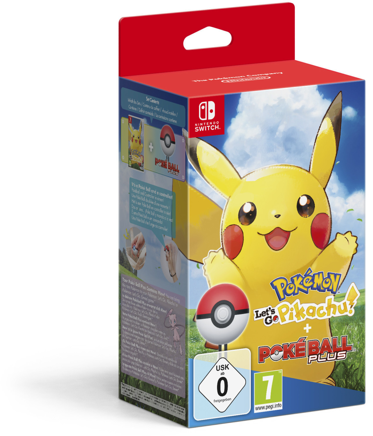 Pokémon : Let's Go, Pikachu + Pokéball Plus (Switch)