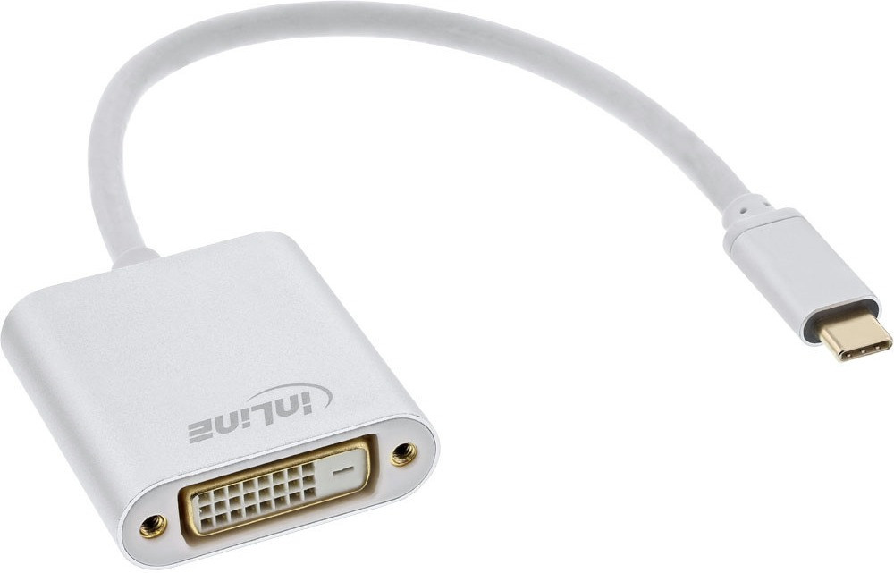 InLine USB Typ-C to DVI (silver)(64103S)