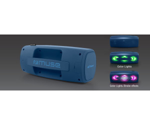 Muse M-930DJN Enceinte Portable Bluetooth, Mains Libres, Effets de lumière
