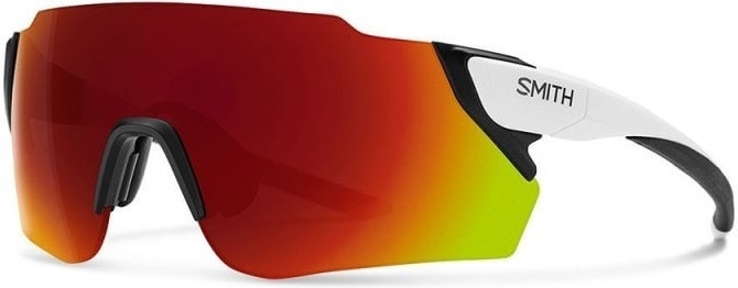 Smith Attack Max matte white/ChromaPop sun red mirror
