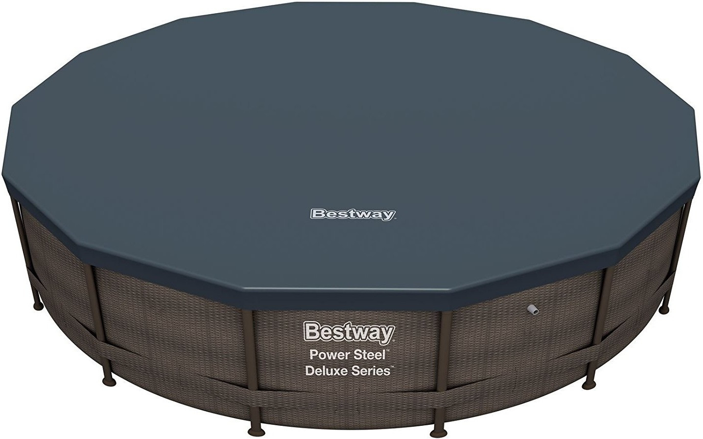 Bestway Power Steel Frame Pool KomplettSet, 427 x 107 cm mit