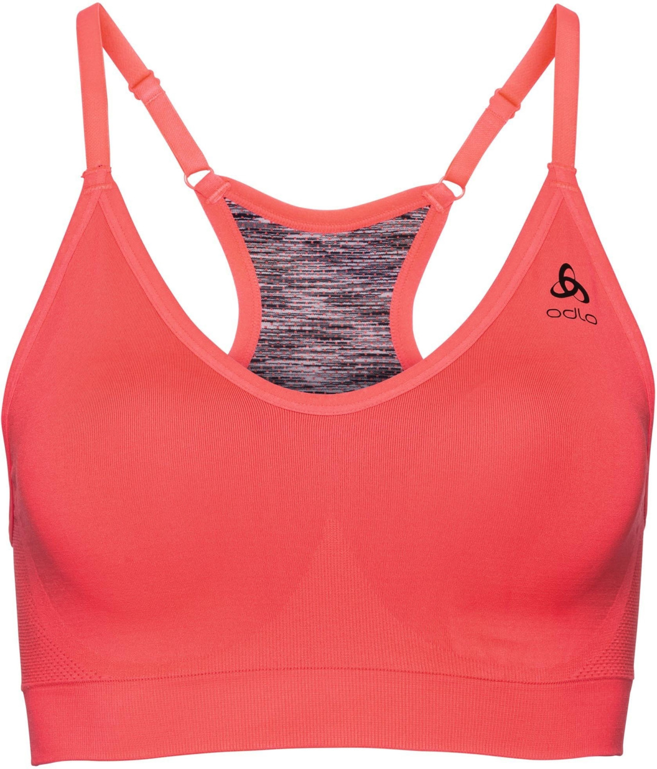 Odlo Odlo Padded Seamless Soft Sports Bra fiery coral