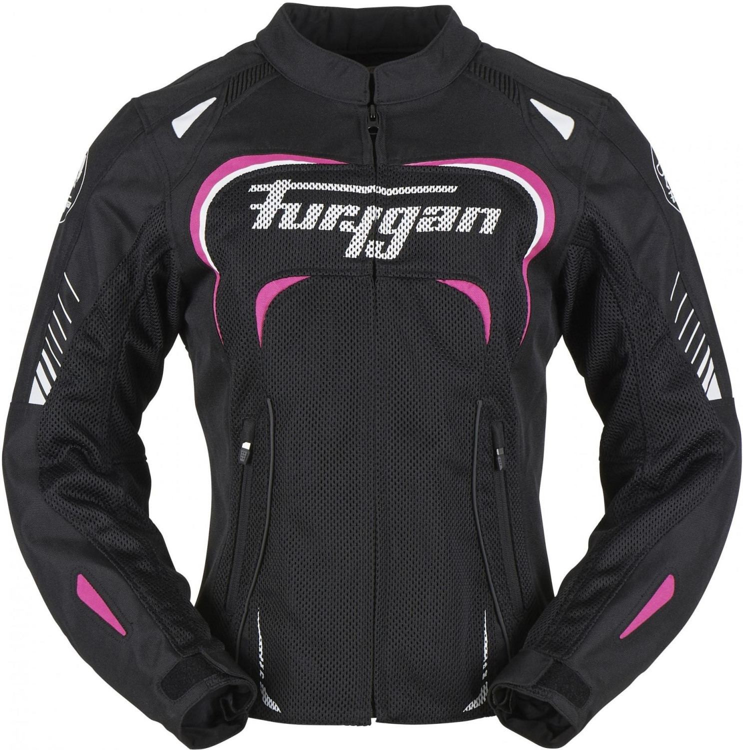 Furygan Blouson Kiara Vented noir/rose