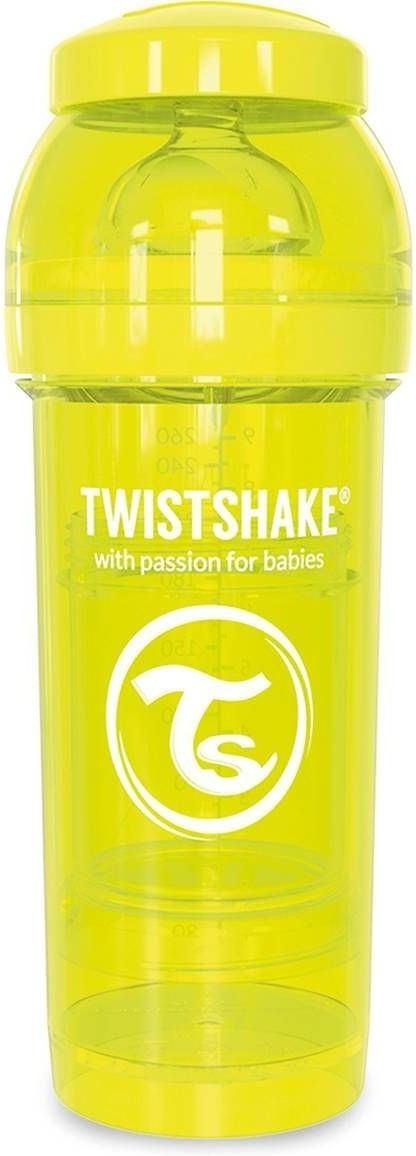Twistshake Anti-colic yellow 260 ml