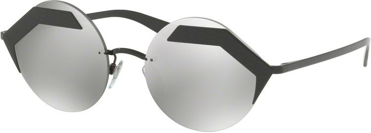 Bulgari BV6089 128/6G (black-matte black/light grey mirror silver)
