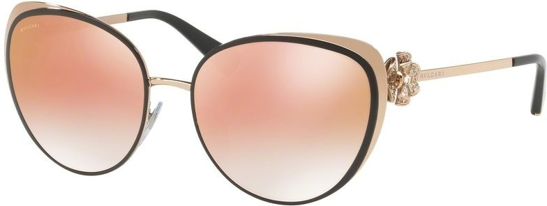 Bulgari BV6092B 239/6F (black-pink gold/gradient pink mirror pink)