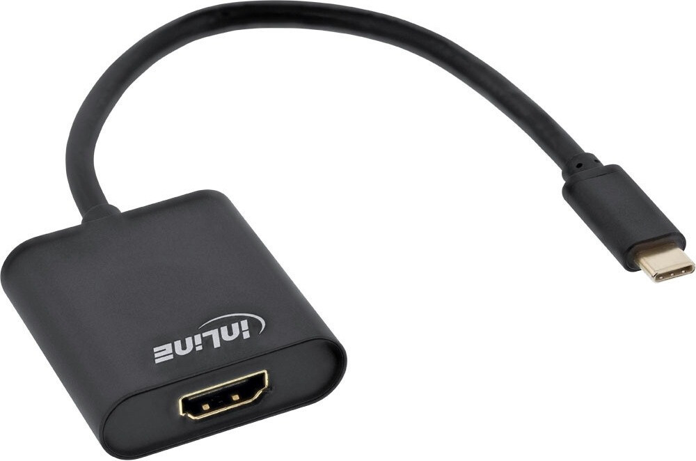 InLine USB Typ-C to HDMI (black)(64101B)