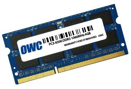 OWC 4GB SODIMM DDR3-1066 CL7 (OWC8566DDR3S4GB)