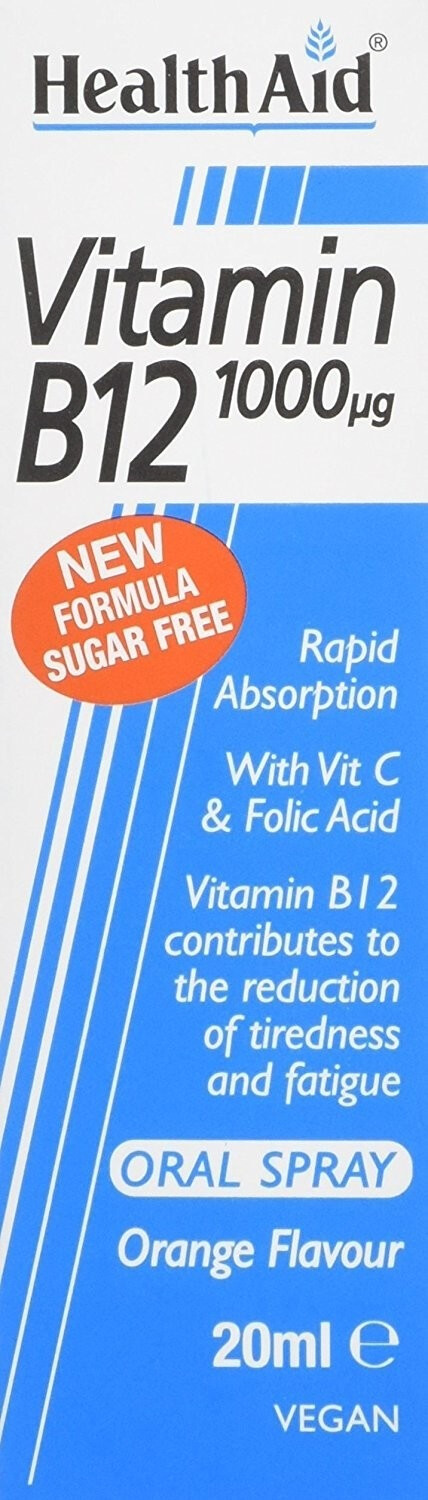 Healthaid Vitamin B12 Oral Spray (20 ml)