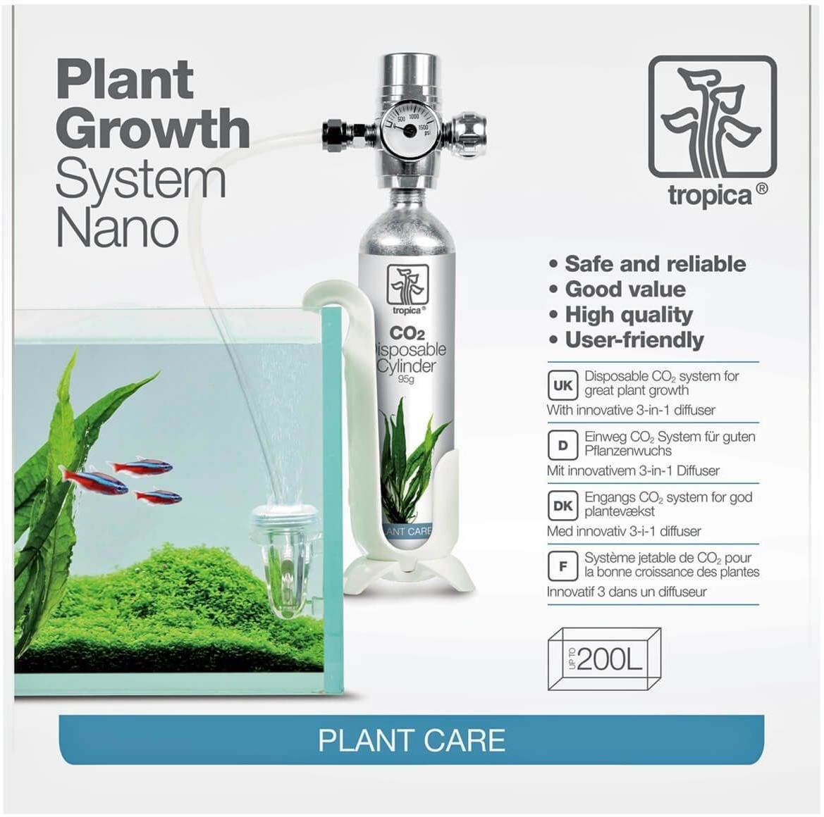 Tropica CO2 System Nano Complete Set