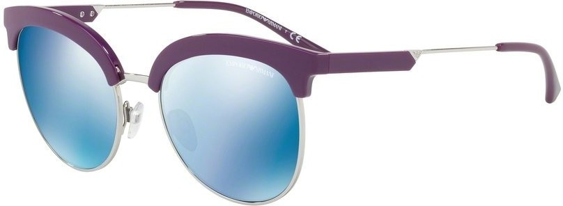 Emporio Armani EA4102 561055 (violet-silver/dark blue mirror blue)