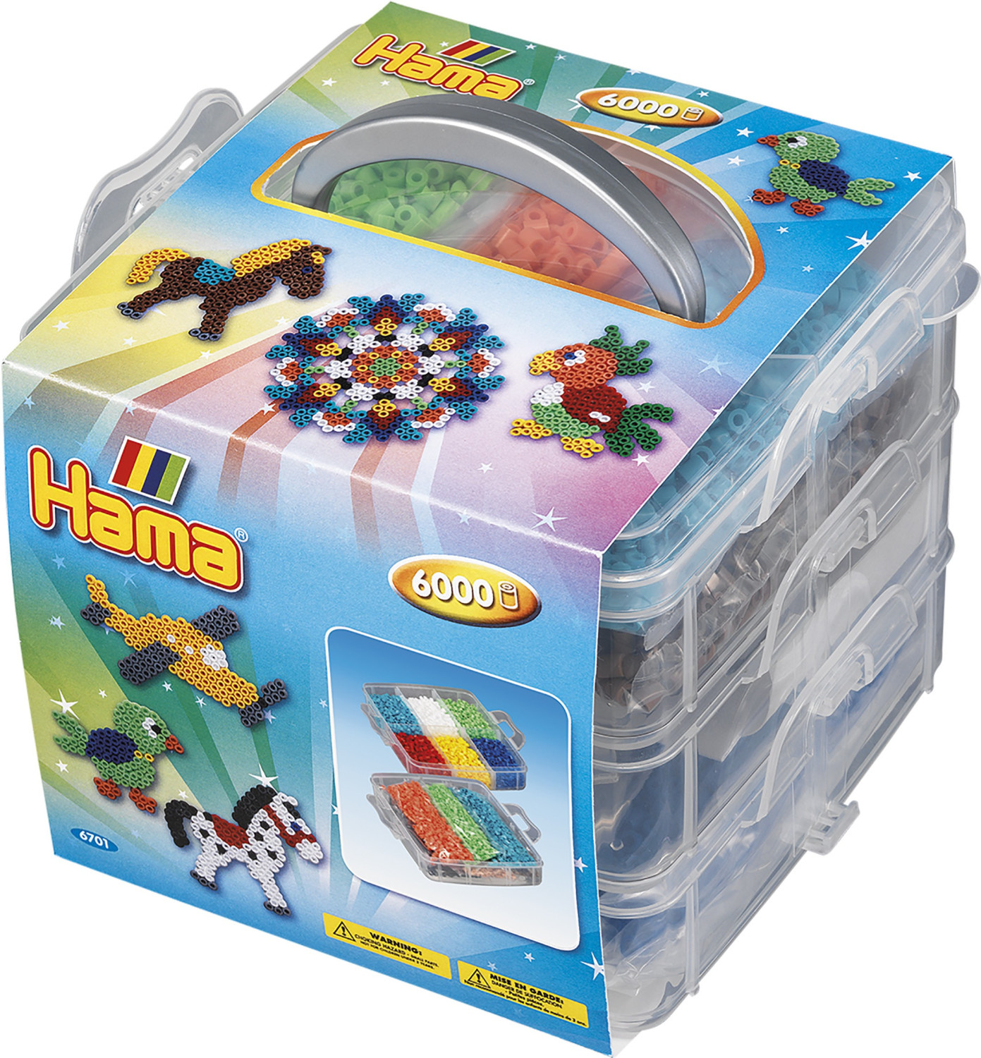 Hama Iron beads storage box with 6000 bubble