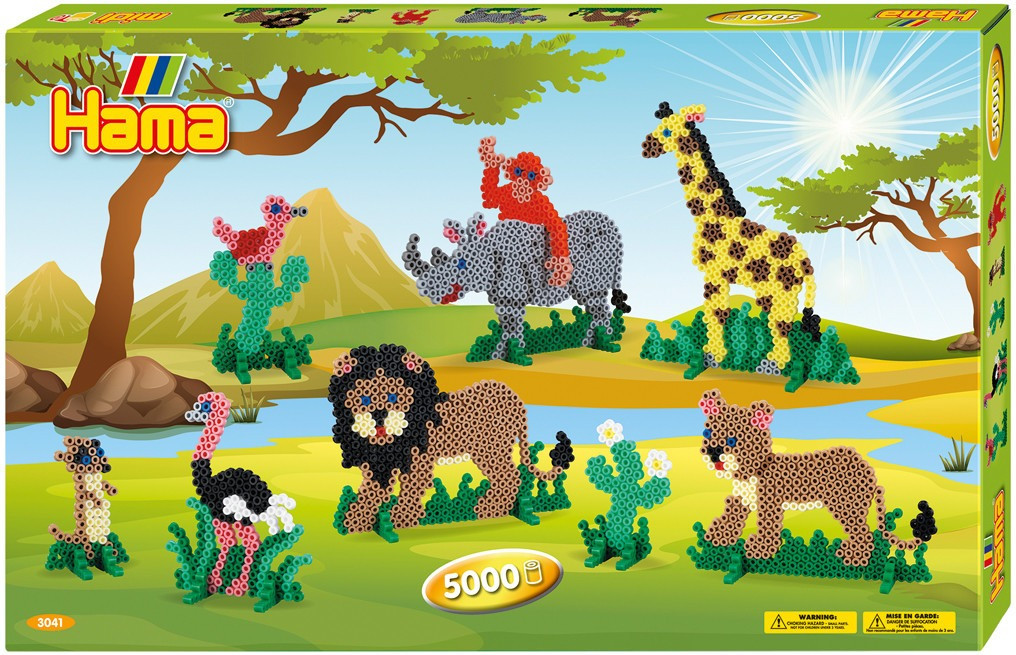 Hama Iron beads safari