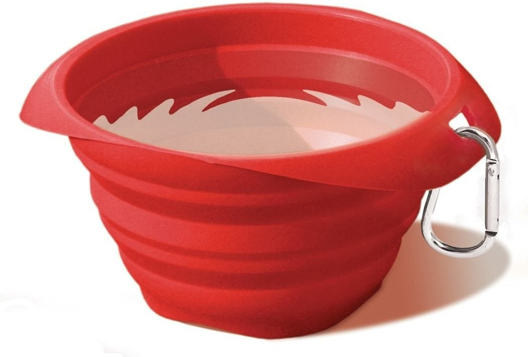 Kurgo Collaps-a-bowl rouge