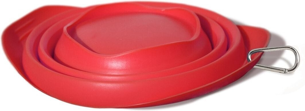 Kurgo Gamelle pliable pour chien rouge Kurgo Gamelle pliable pour chien rouge