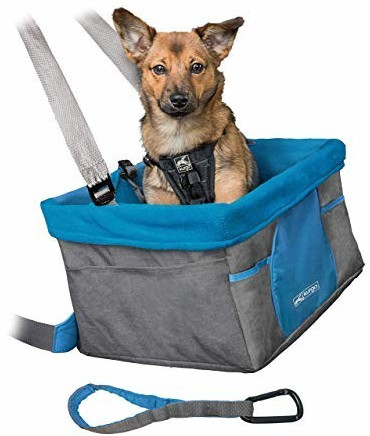 Kurgo Booster Seat Heather blue/charcoal