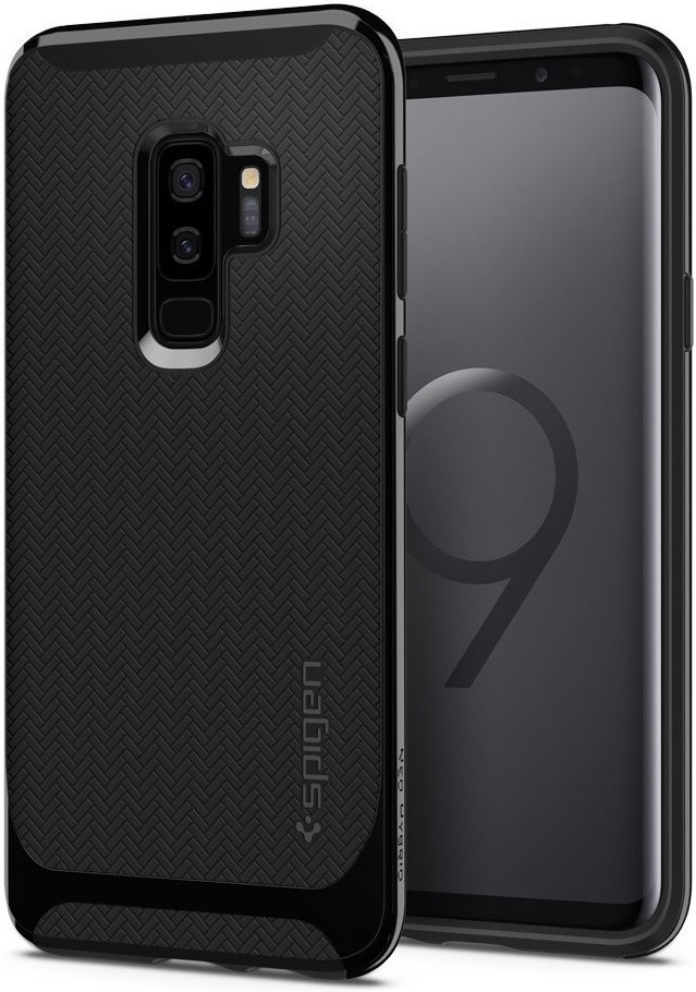 Spigen Coque Neo Hybrid (Galaxy S9 Plus) noir brillant