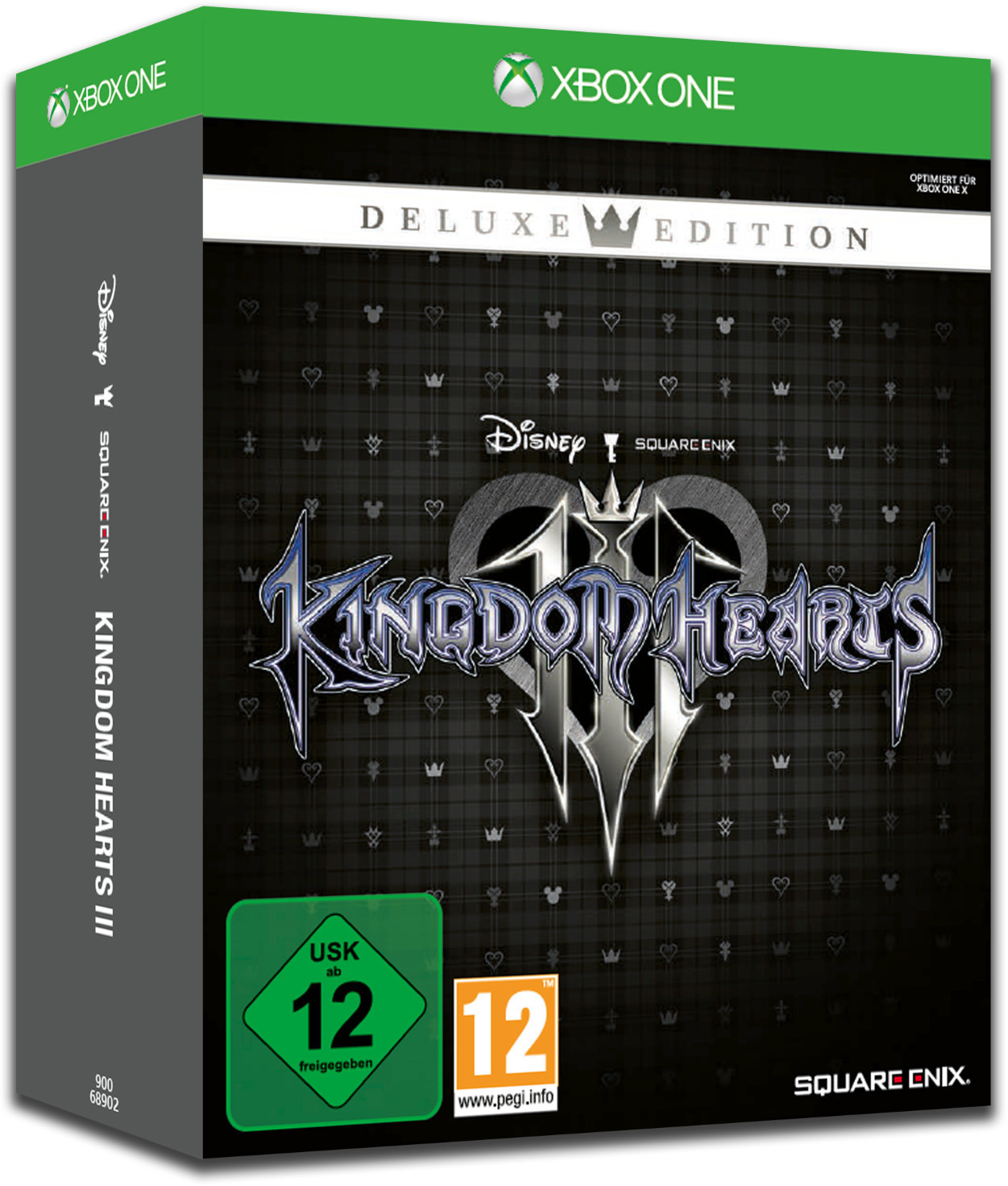 kingdom hearts 3 deluxe edition comes with 2 cases and 1 game