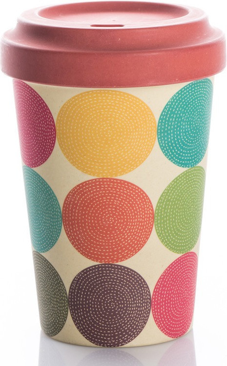 Chic.mic BambooCup Travel Mug 400 ml Bright Circles