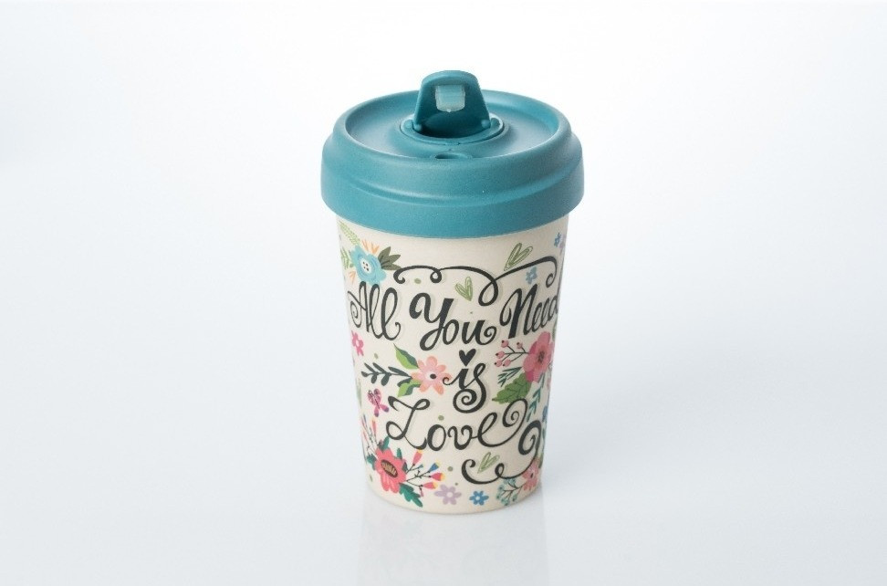 Chic.mic BambooCup Travel Mug 400 ml you need is love