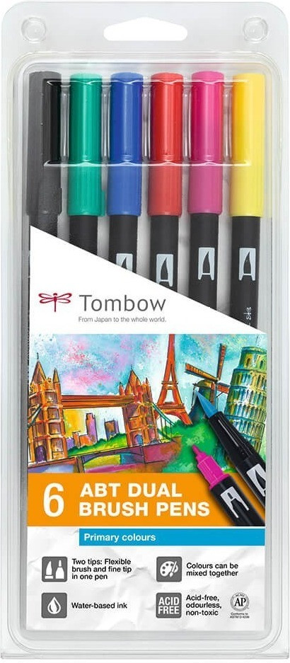 Tombow ABT 6 feutres pinceau
