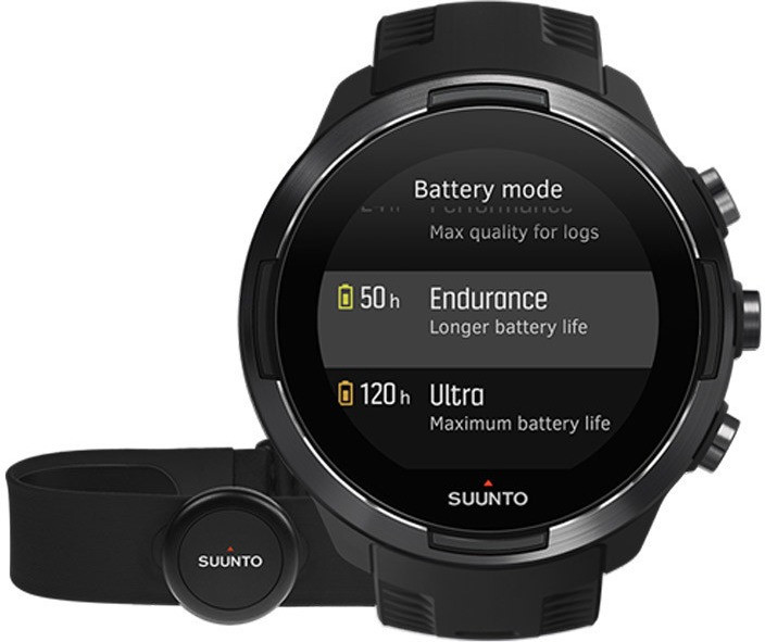 Suunto 9 baro noir avec ceinture