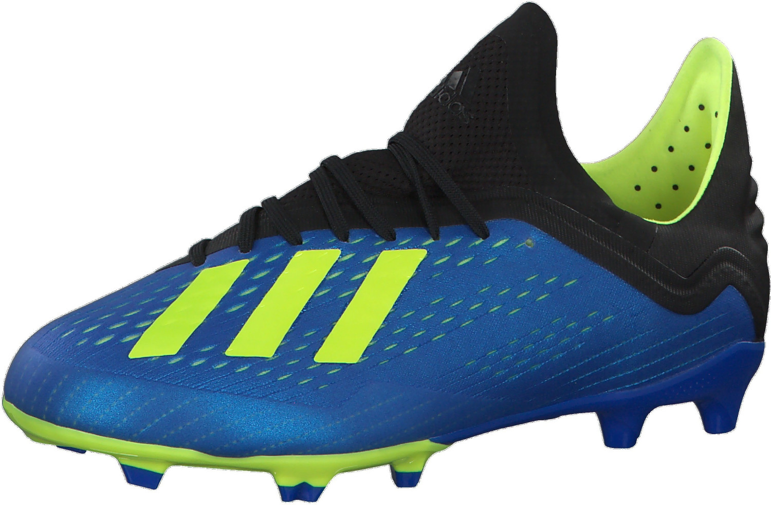 Adidas X 18.1 FG Football Boots Youth football blue / solar yellow / core black