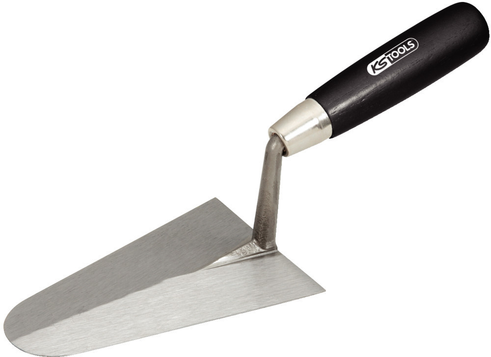 KS Tools Round Trowel with Wooden Handle 160mm (144.0111)