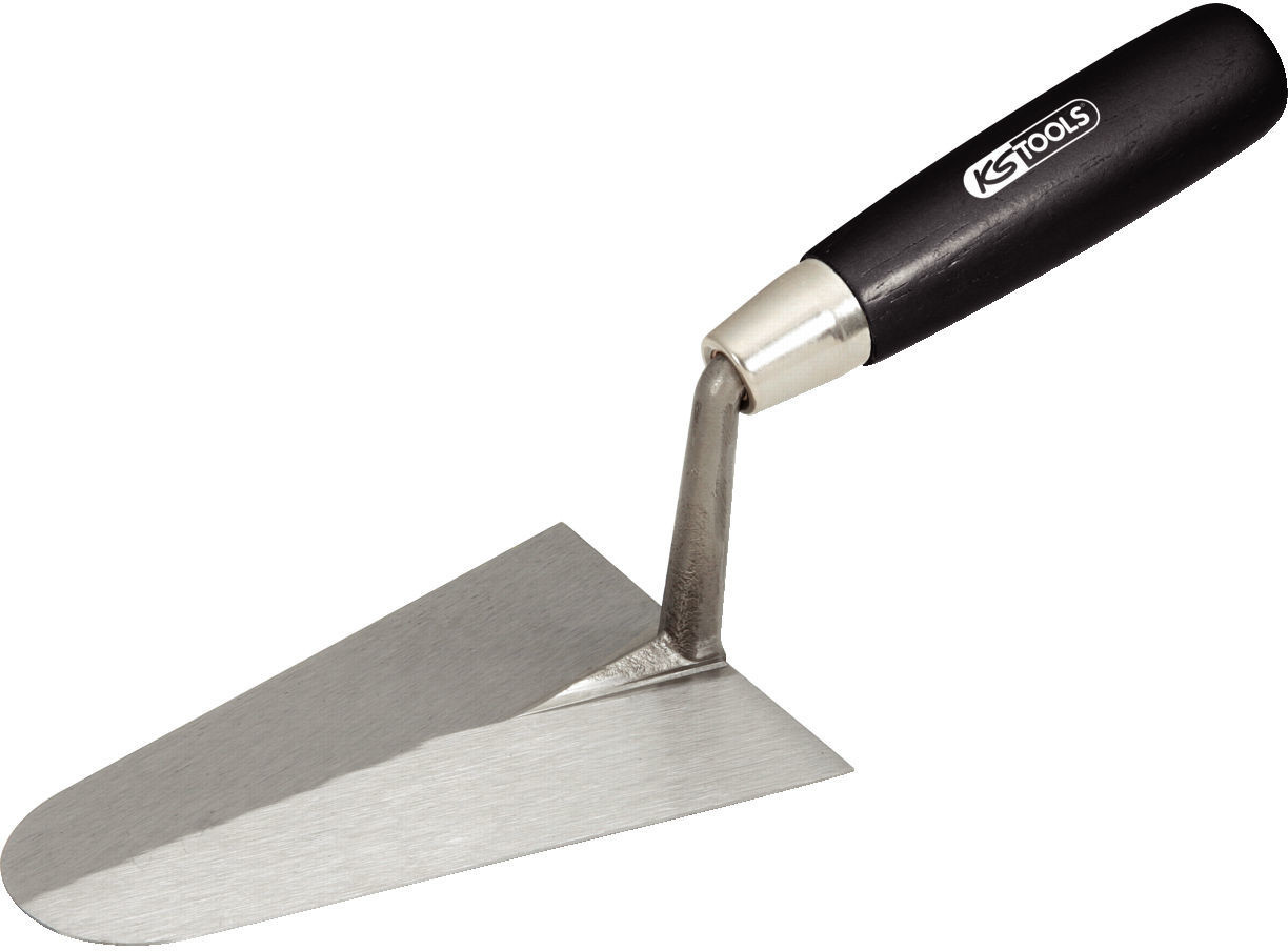 KS Tools Round Trowel with Wooden Handle 240mm (144.0115)