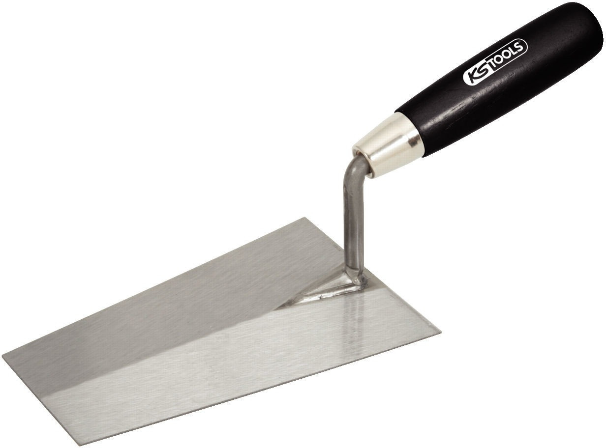 KS Tools Edged Trowel with Wooden Handle 240mm (144.0125)