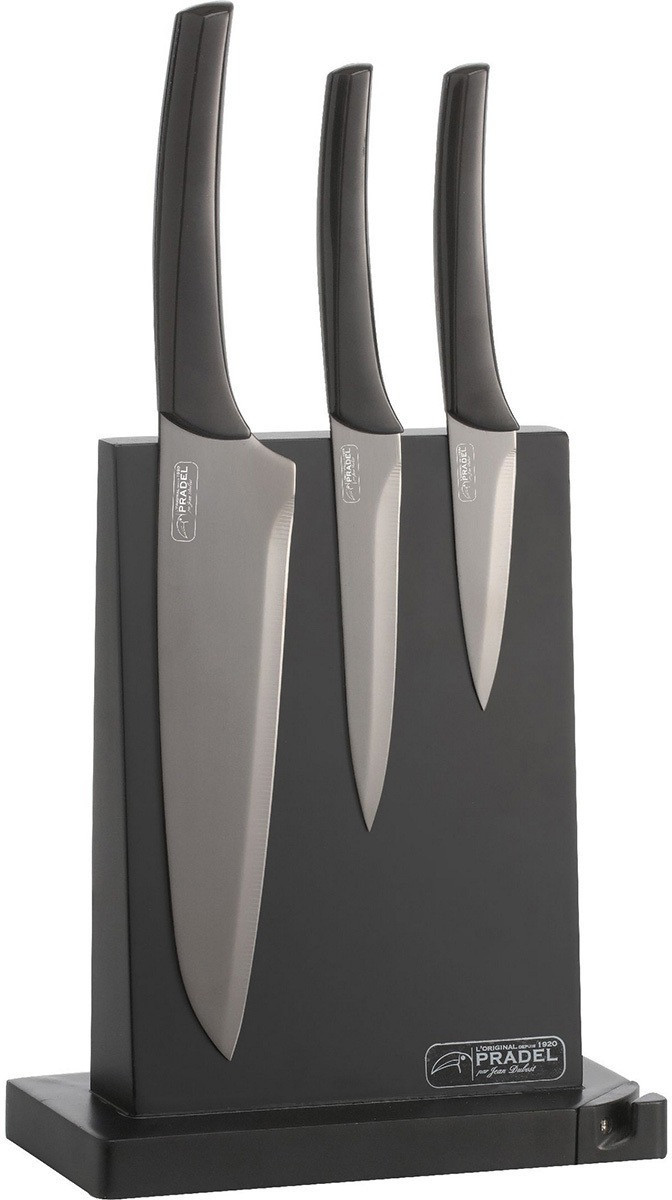 Pradel Jean Dubost Bloc Fusion 3 Couteaux avec affuteur intégré