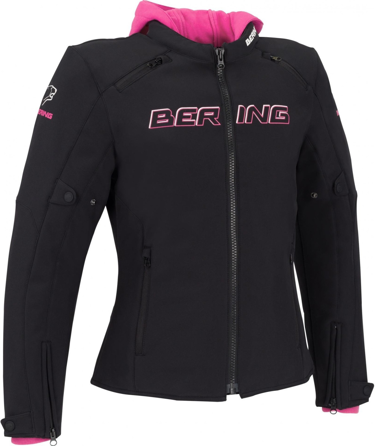 Bering Blouson Lady Jaap Evo noir/fuchsia
