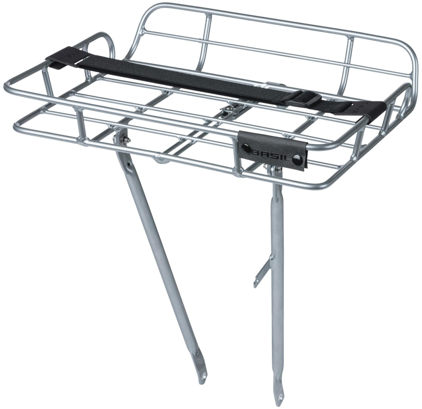 Basil Portland Front Carrier (argent)
