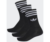 Adidas 3 Pack Solid Crew black/white (S21490)