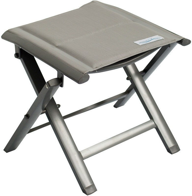 Meerweh Padded Folding Stool (grey)