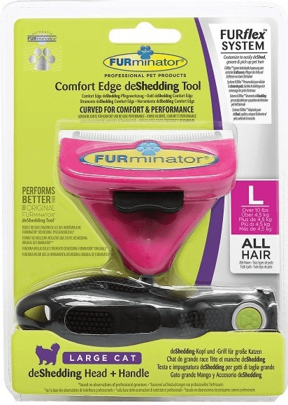FURminator FURflex Comfort Edge deShedding Tool for Cats
