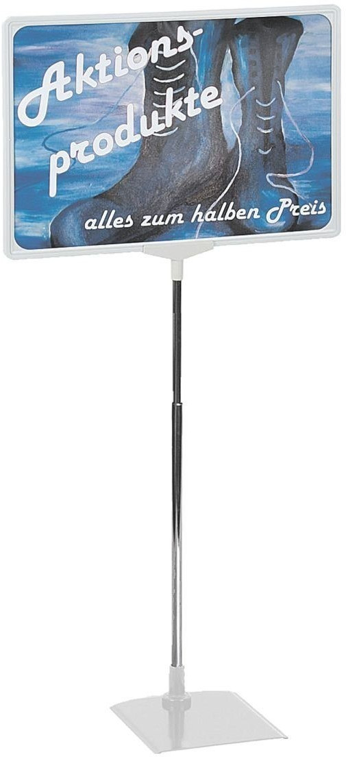 Franken Presentation Stand A4 210x620x10mm grey